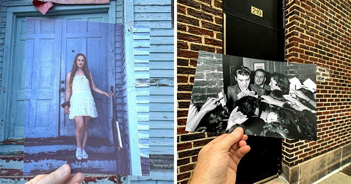 These 30 Photos Match Famous Album Covers And Movie Scenes To Their Original Locations Photos By Steve Birnbaum