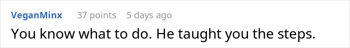 Reddit comment discussing a dad who left and is now dying, suggesting action.