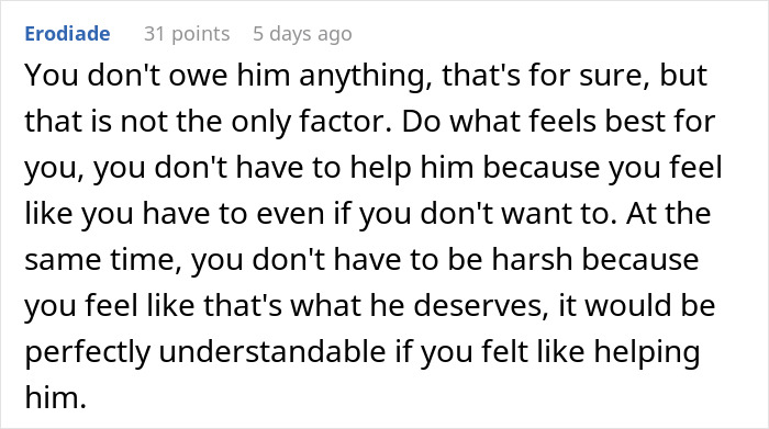 Text on family dilemma advice regarding a dying dad.