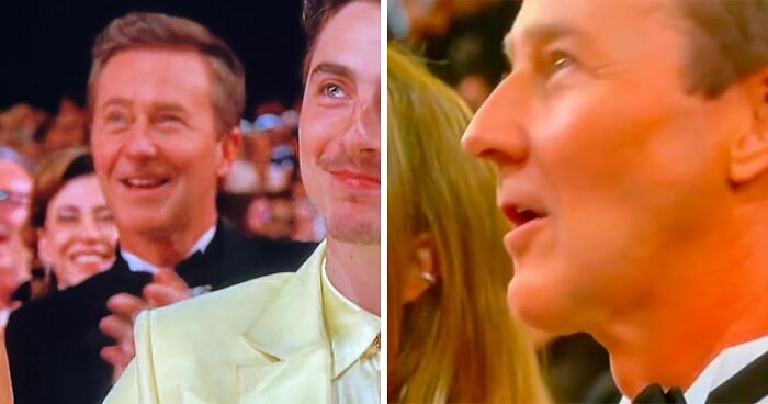 Fans Catch Edward Norton’s “X-Rated Reaction” After He Loses Oscar To Kieran Culkin