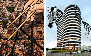 This Illustrator Turns Landmarks And Buildings Into Playful Illustrations (30 New Pics)