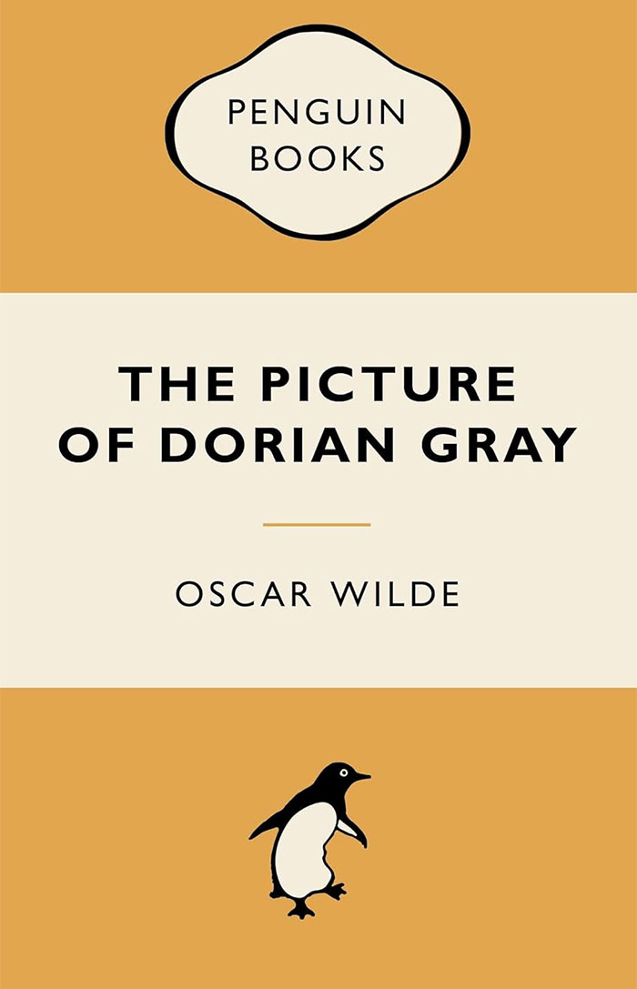 Penguin Books cover of "The Picture of Dorian Gray" by Oscar Wilde.