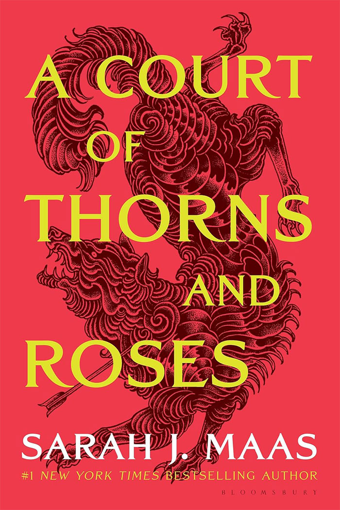 “Cover of A Court of Thorns and Roses by Sarah J. Maas, associated with judging readers.”