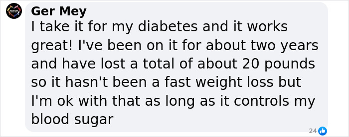 Text on screen discusses Ozempic's role in weight loss and diabetes management.